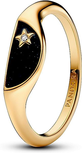 Pandora Fingerring Pandora ME Halbierter Emaille Siegelring 163325C01 Damen günstig online kaufen