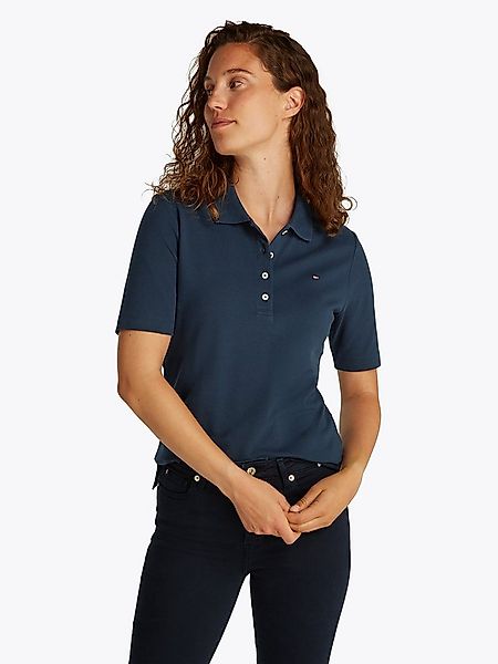 Tommy Hilfiger Poloshirt Regular Fit Pique Premium Polo Baumwollmischung, r günstig online kaufen