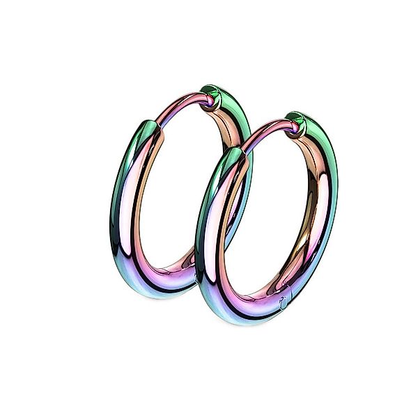 viva-adorno Paar Creolen Damen Klappcreolen Hoop günstig online kaufen