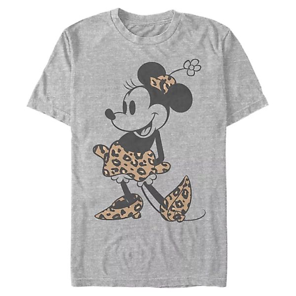 Disney Classics - Micky Maus - Minnie Maus Leopard Mouse - Männer T-Shirt günstig online kaufen