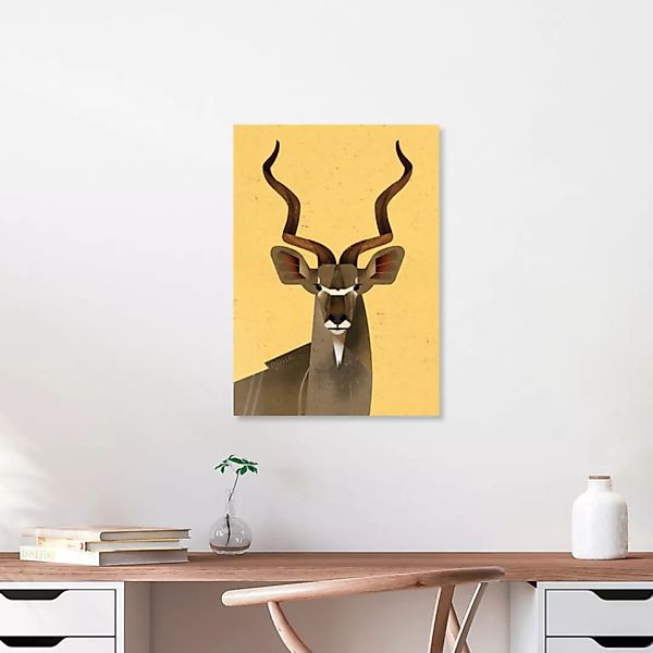 Poster / Leinwandbild - Großer Kudu günstig online kaufen