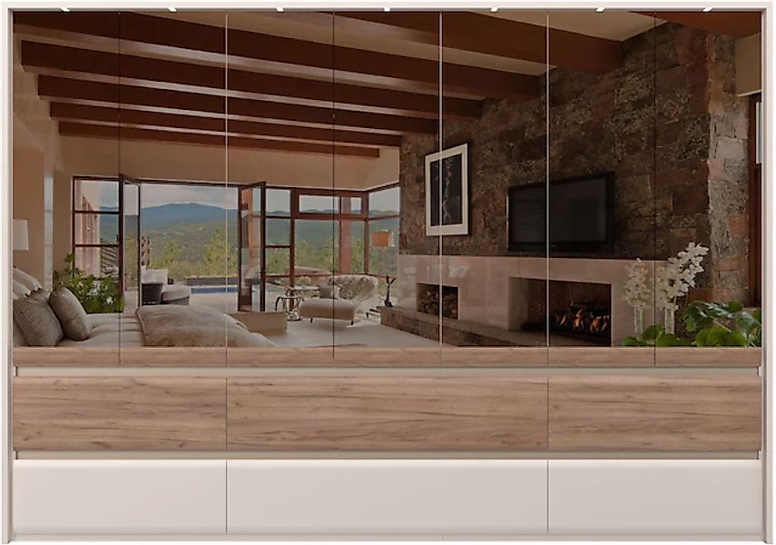 OTTO home Kleiderschrank "Invictus, UV lackiert, FSC-zertifiziert, grifflos günstig online kaufen