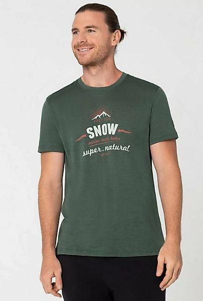 SUPER.NATURAL Print-Shirt Merino Funktionsshirt M PRAY FOR SNOW TEE funktio günstig online kaufen