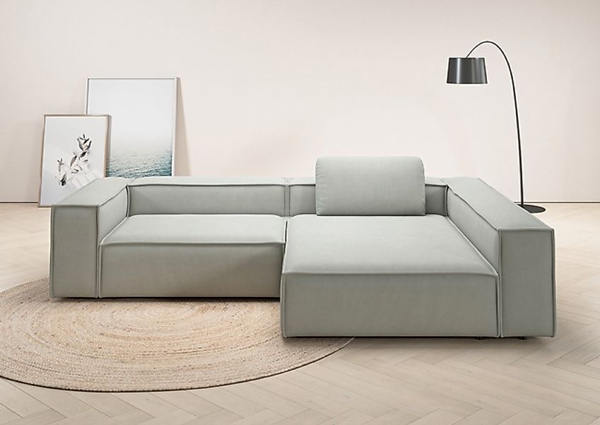 Home affaire Ecksofa »Watertown, moderne XXL L-Form, 306 cm breit« Komforta günstig online kaufen