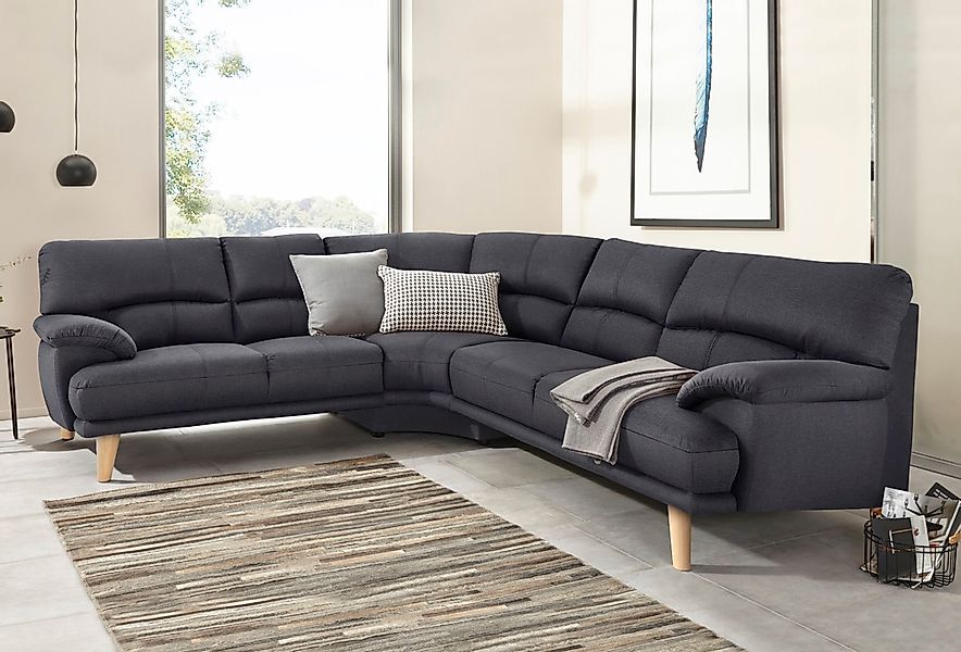 TRENDMANUFAKTUR Polsterecke »Cecilia, italienisches Designsprache, modern u günstig online kaufen