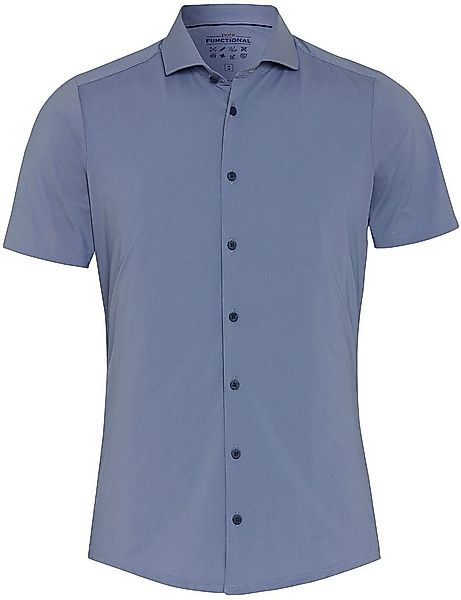 Pure Kurzarmhemd The Functional Shirt Blue Stripe - Größe 42 günstig online kaufen