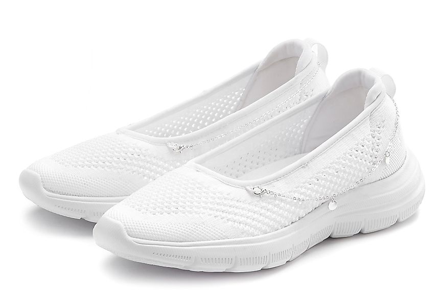 LASCANA Sneaker, Slipper, Ballerina, Halbschuhe zum Reinschlüpfen VEGAN günstig online kaufen