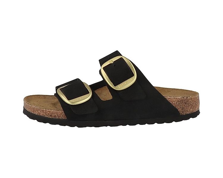 Birkenstock Arizona Big Buckle Nubukleder schmal Damen Sandale Hausschuhe, günstig online kaufen