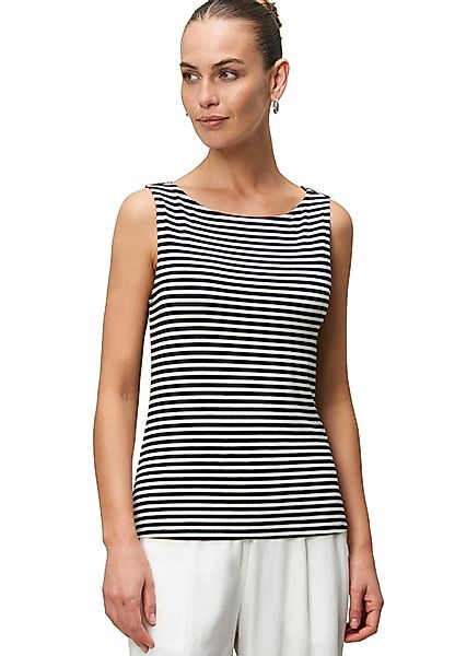 Zero Tanktop "Damen Streifentop mit U-Bootausschnitt" Plain/ohne Details günstig online kaufen