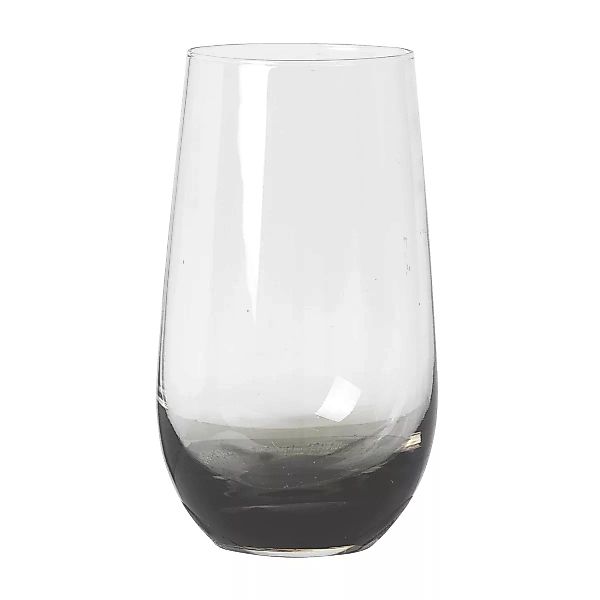 Broste Copenhagen Longdrinkgläser Trinkglas SMOKE klar/grau 0,55 l (grau) günstig online kaufen
