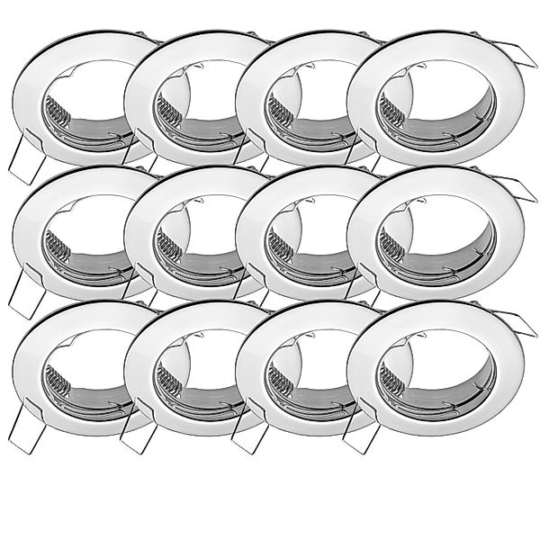 Oktaplex 9er Set Spot Rahmen Sedan für LED-Module 50mm Deckeneinbaustrahler günstig online kaufen