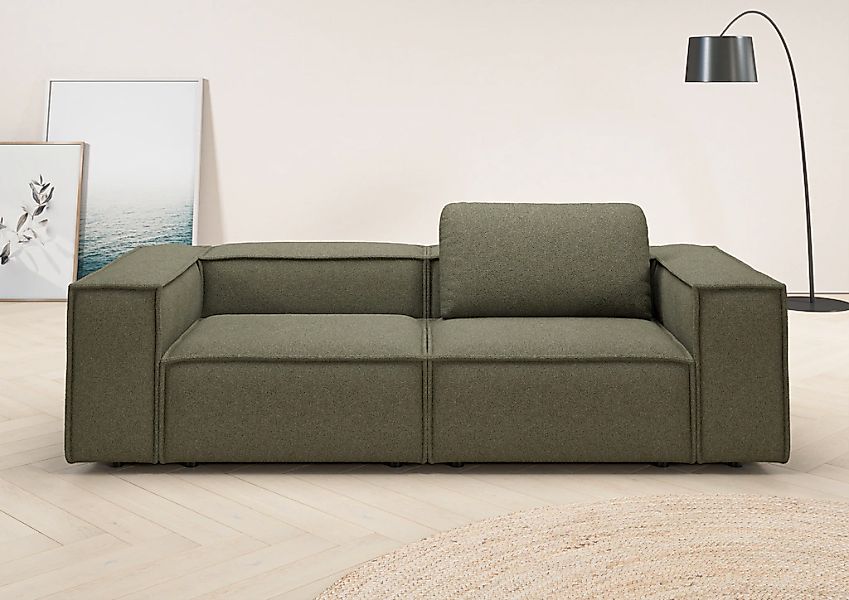 Home affaire 2-Sitzer "Watertown, modernes Sofa 246 cm breit, auch in Feinc günstig online kaufen