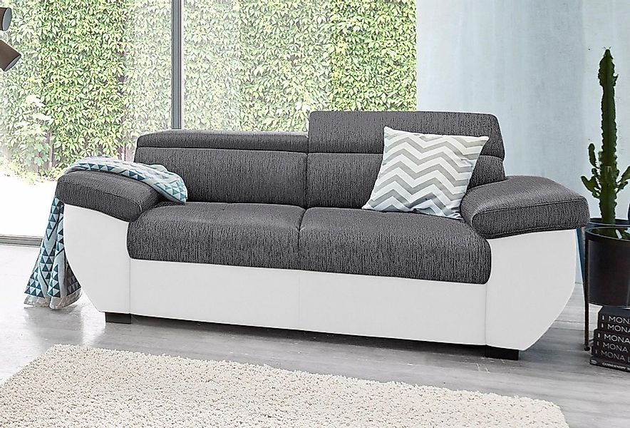 COTTA 2-Sitzer "Speedway", Big-Sofa mit Kopfteilverstellung günstig online kaufen