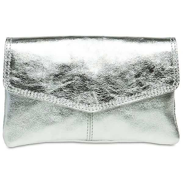 Caspar Clutch Abendtasche Leder Damen Umhängetasche günstig online kaufen