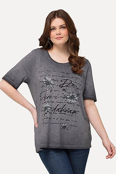Ulla Popken T-Shirt T-Shirt Edelweiß cold günstig online kaufen