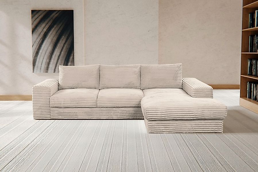 WERK2 Ecksofa »Rozzana Design Ecksofa mit hohem Komfort, zeitlos & elegant, günstig online kaufen