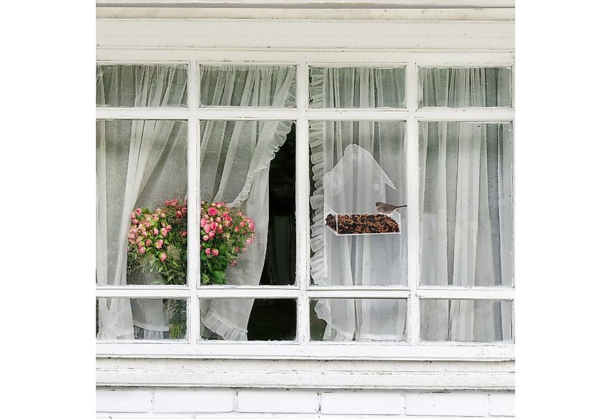 relaxdays Vogelhaus 3 x Fenster-Vogelfutterhaus günstig online kaufen