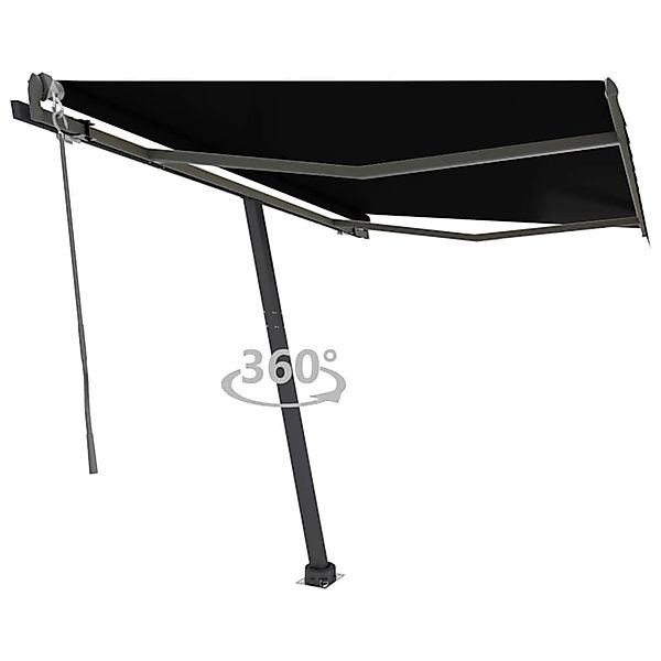 furnicato Standmarkise Automatisch 350x250 cm Anthrazit günstig online kaufen