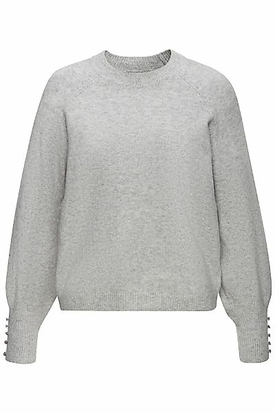 LASCANA Rundhalspullover mit Zierknöpfen, Winterpullover, kuscheliges Basic günstig online kaufen