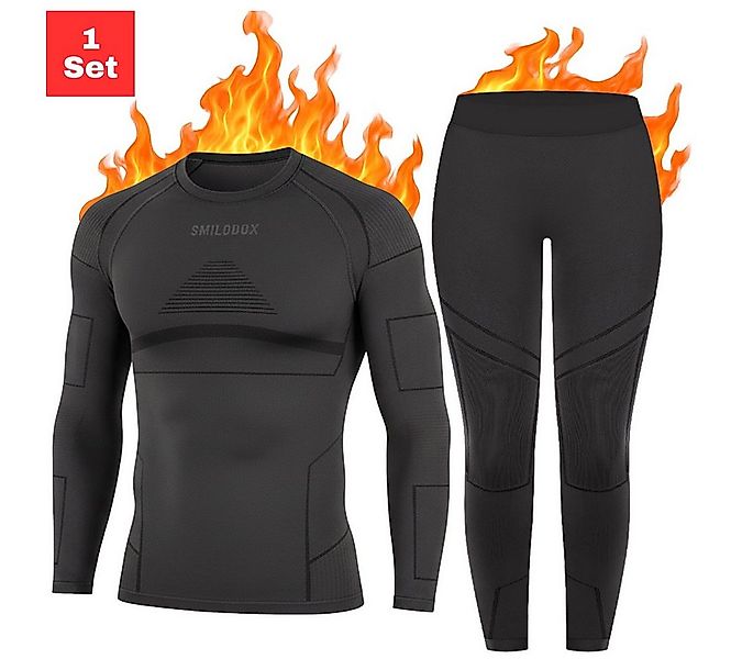 Smilodox Thermounterhemd Thermounterwäsche Set Herren - Funktionsunterwäsch günstig online kaufen