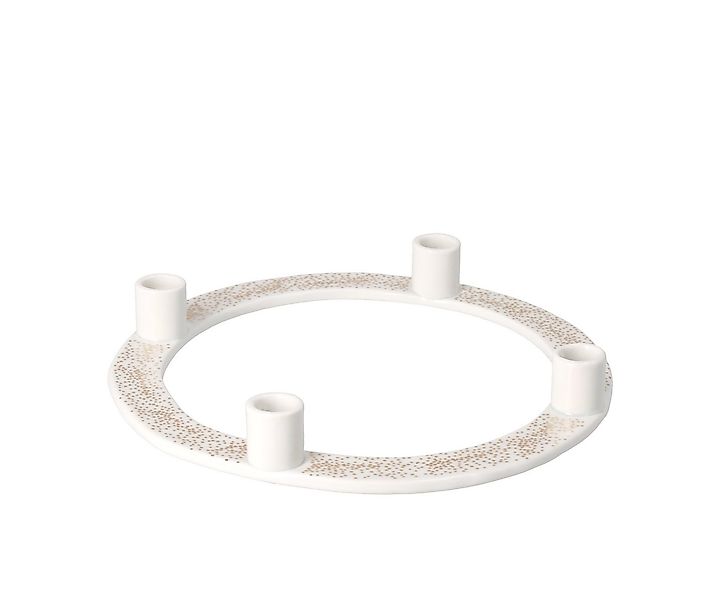 Räder Kerzenständer räder Kerzenständer goldene Punkte Porzellan Ø 16,5 cm günstig online kaufen