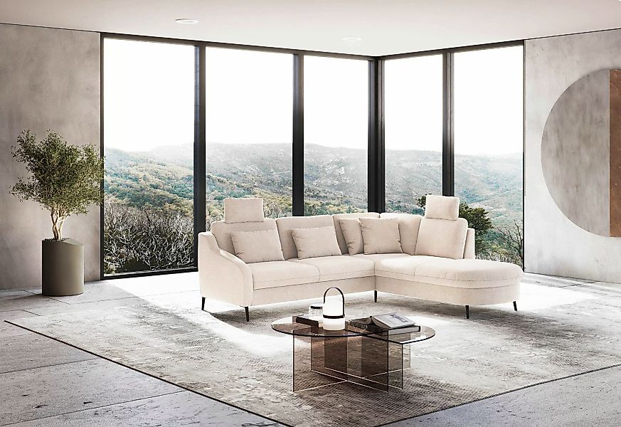 sit&more Ecksofa »Soul L-Form«, wahlweise mit Bettfunktion und Bettkasten o günstig online kaufen