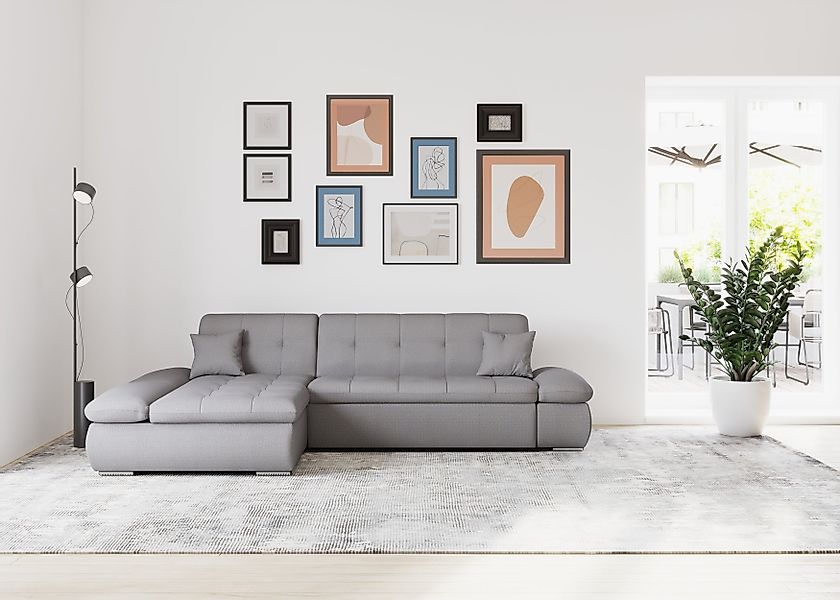 DOMO collection Ecksofa "Moric, L-Form, XXL-Sofa - Breite 300cm, viel Platz günstig online kaufen