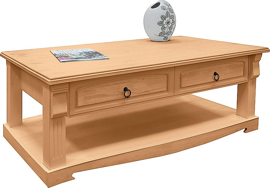 Home affaire Couchtisch »Anna«, (Gesamtmaße (B/T/H): ca. 120/65/43 cm), Kaf günstig online kaufen
