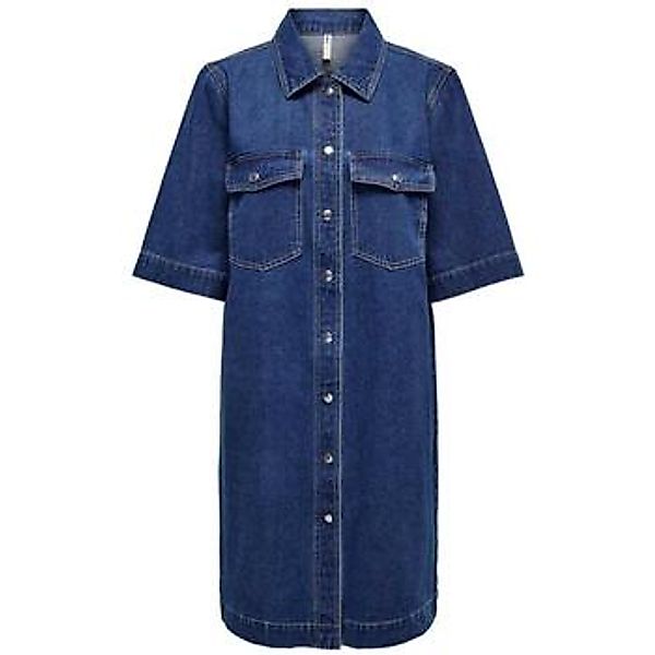 ONLY Jeanskleid "ONLBELLE S/S BUTTON DRESS DNM GUA NOOS" Brusttaschen günstig online kaufen