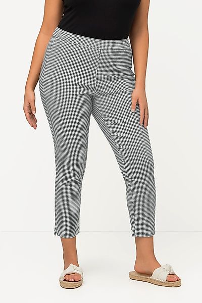 Ulla Popken Stoffhose 7/8-Bengalinhose Sienna Vichykaro günstig online kaufen