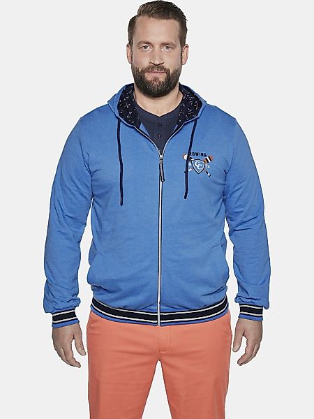 Charles Colby Kapuzensweatjacke "Sweatjacke DUKE EDMUND" 1 Stk. mit kontras günstig online kaufen