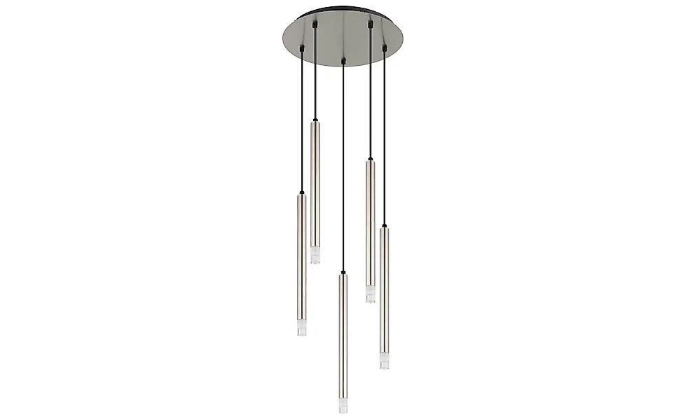 Globo Lighting Pendelleuchte   ¦ silber ¦ Maße (cm): B: 34 H: 120  Ø: 34 La günstig online kaufen