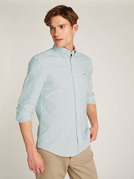 Tommy Hilfiger Langarmhemd HERITAGE OXFORD STRIPE günstig online kaufen