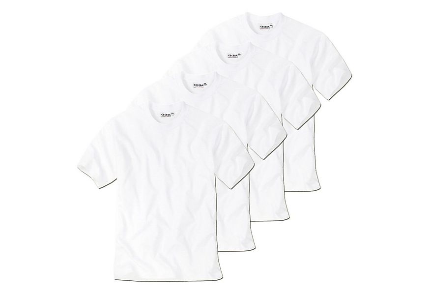 CECEBA Unterziehshirt T-Shirt (4-St) ohne Seitennaht günstig online kaufen