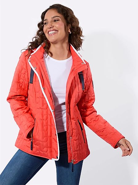 Casual Looks Steppjacke mit Kapuze günstig online kaufen