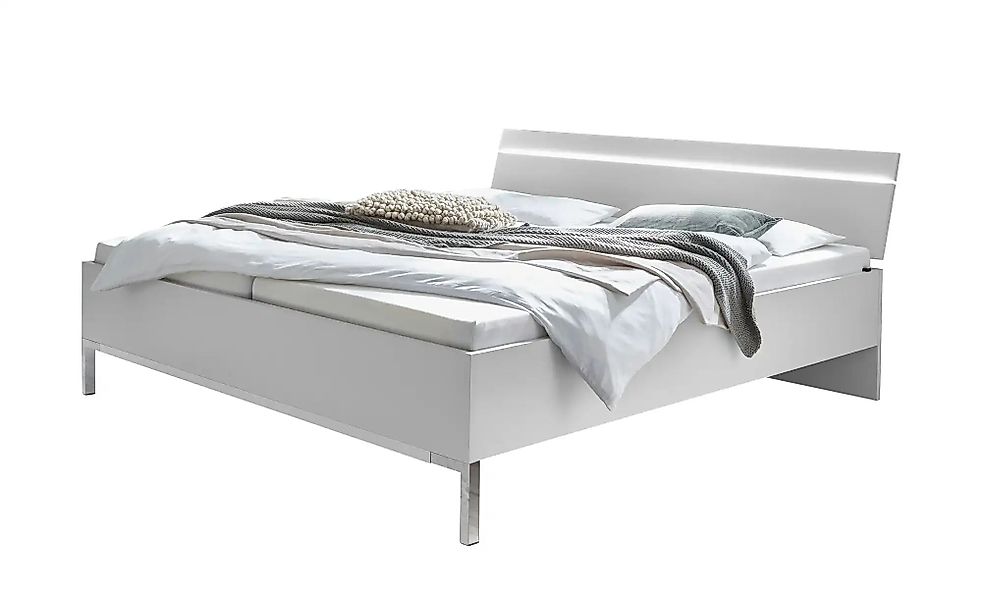 Doppelbett 180 x 200 cm  Vitreo Neo ¦ weiß ¦ Maße (cm): B: 185,4 H: 86 Bett günstig online kaufen