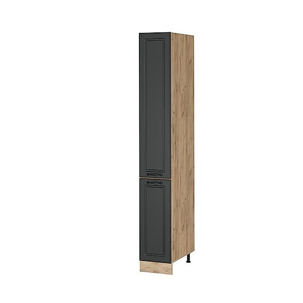 Vicco Hochschrank R-Line, Anthrazit Landhaus/Goldkraft Eiche, günstig online kaufen