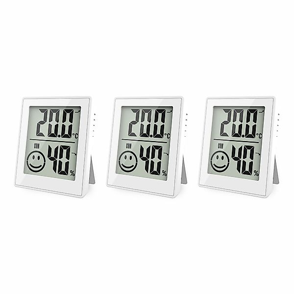 Miraval Klimamesser Thermo-/Hygrometer 3er Set mit günstig online kaufen