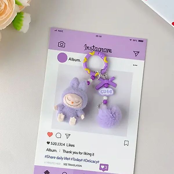 suebidou Schlüsselanhänger Labubu inspirierter niedlicher Anhänger günstig online kaufen