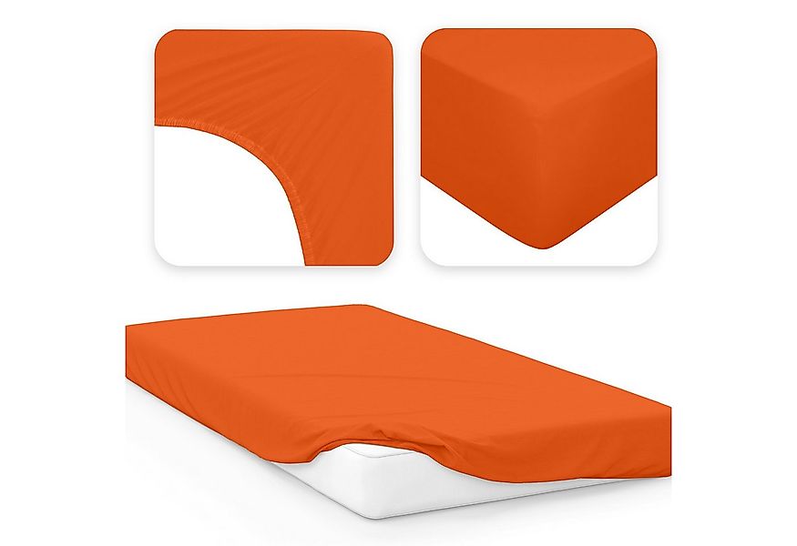 Jacobson Spannbettlaken BOXSPRING & ÜBERLÄNGE aus 100% Baumwolle, für hohe günstig online kaufen