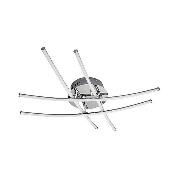 Lindby LED Deckenleuchte Yael 9639008 Modern in Chrom aus Metall Küchenleuc günstig online kaufen