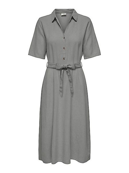 JACQUELINE de YONG Shirtkleid Klassisches Design mit Kragen und Bindegürtel günstig online kaufen