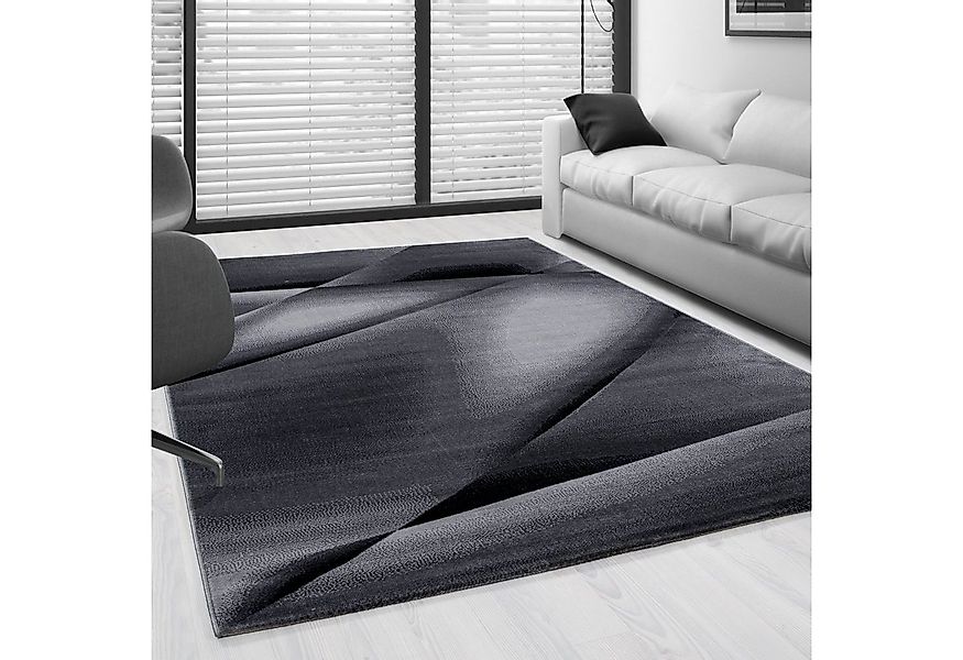 SIMPEX24 Designteppich Abstrakt Design, Läufer, Höhe: 12 mm, Modern Kurzflo günstig online kaufen