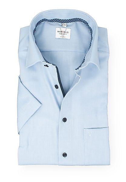 MARVELIS Kurzarmhemd Modern Fit normale, leicht günstig online kaufen