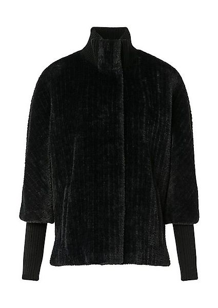 Comma Kurzjacke Weiches Woll-Cape mit Stehkragen günstig online kaufen