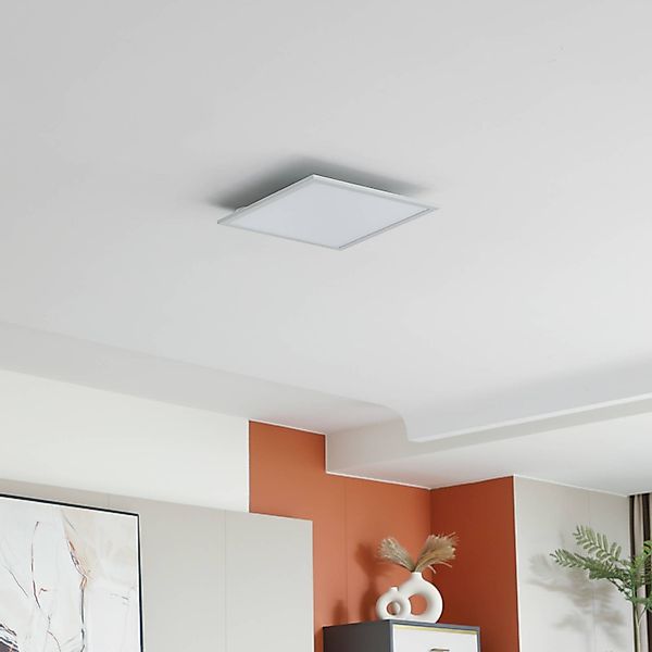Lindby LED-Panel Enhife, weiß, 40 x 40 cm, Metall, 4.000 K günstig online kaufen