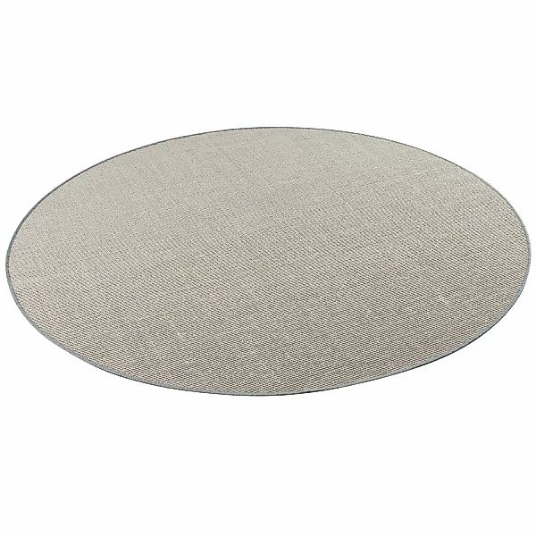 Snapstyle Sisal Natur Teppich Rund Grau 100x100cm günstig online kaufen