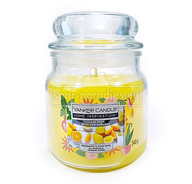 Yankee Candle Duftkerze Yankee Candle Duftkerze Medium Citrus Spice, 340 g günstig online kaufen