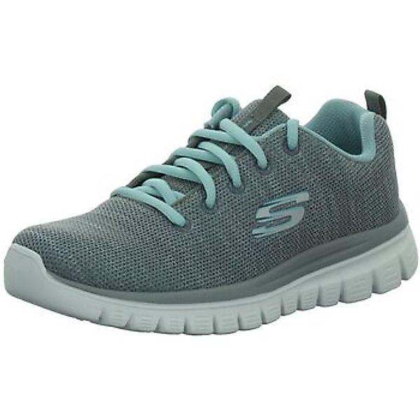 Skechers  Sneaker Twisted Fortune 12614-GYMN Gray/Mint günstig online kaufen