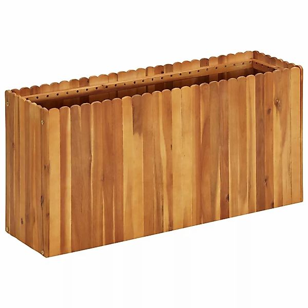 Garten-hochbeet 100 X 30 X 50 Cm Massivholz Akazie günstig online kaufen